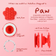Stiker za mobilni telefon Magnetic Paw pink - 220897