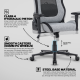 Stolica Gaming Fantech GC195 siva - 221885
