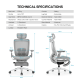 FANTECH Stolica Office OC2 Ergonomska crna - 218226