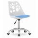 MODERNHOME Stolica print white blue - 3741_1-PRINT-J