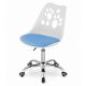 MODERNHOME Stolica print white blue - 3741_1-PRINT-J
