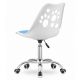 MODERNHOME Stolica print white blue - 3741_1-PRINT-J