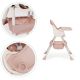 ECO TOYS Hranilica za bebe 2u1, bela/roze - HC-823 PINK