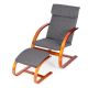 MODERNHOME Stolica za ljuljanje sa naslonom za noge walnut - TXWQM-31-6WAL