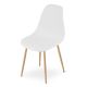 OSKAR Stolice wat bele, nogare imitacija drveta, set od 4 komada - 4053_4-WAT-1