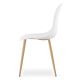 OSKAR Stolice wat bele, nogare imitacija drveta, set od 4 komada - 4053_4-WAT-1