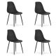 OSKAR Stolice wat crne, crne nogare, set od 4 komada - 4068_4-WAT-1