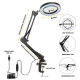 Stona LED lampa sa lupom HQ crna - 207892