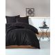 DEKOR DOM Posteljina CB Elegant stripe saten Siyah - 015560
