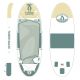 FUNWATER Sup set cancun 400x100x15 - SUPTS04A