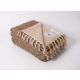 VIKTORIJA Fleker-prekrivač garnitura Dva lica (trosed-dvosed-fotelja) LIGHT BROWN - VLK000623-sv
