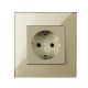 EXESHOP 16A EU Wi-Fi WALL SOCKET Zlatni (TUYA) - SWS003