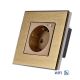 EXESHOP 16A EU Wi-Fi WALL SOCKET AL Zlatni (TUYA) - SWS006