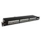 SOLARIX SX24-6-STP-BK patchcord kabal panel 1U 24x RJ45 - SX002