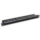 SOLARIX SX24L-5E-UTP-BK patchcord kabel panel 1U 24x RJ45 - SX003