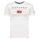 GEOGRAPHICAL NORWAY Majica kratak rukav jezolo db white men 254  M - SY9742H-GN