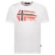 GEOGRAPHICAL NORWAY Majica kratak rukav jysuis db white men 254 M - SY9783H-GN