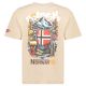 GEOGRAPHICAL NORWAY Majica kratak rukav jinto beige db men 402 M - SZ3295H-GN