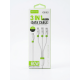 Bavin kabl 3u1 60W Type C na Type Lightning/C/Micro 120cm bela - CB412 - EP3181193