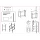 eHomeStorage Garažna metalna polica 172x75x30cm 5 nivoa - TA17-STORAGE