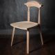 MEDA FURNITURE Luka – drvena stolica sa tapaciranim sedištem - TakuIzd45
