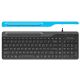 A4 TECH FK25 FSTYLER USB US crna tastatura - TAS01077