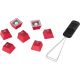 HYPERX Zamenski tasteri Rubber Game Accy Kit US, crvena - TAS01152