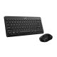 GENIUS Tastatura + Miš Set LuxMate Q8000, Wireless,US,BLK - 4710268259268