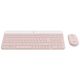 LOGITECH MK470 Wireless Desktop US Roze tastatura + miš - EP3013485