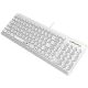 GENIUS Slimstar Q200 USB YU bela tastatura - EP1407770