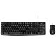 GENIUS Tastatura i miš KM-170 USB US, crni - 4710268258742