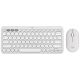 LOGITECH Tastatura i miš Pebble2 Combo US, bela - TAS01265