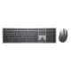 DELL Tastatura i miš KM7321W Wireless Premier Multi-device RU, siva - TAS01270