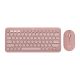 LOGITECH Pebble2 Wireless Combo US tastatura i miš roze - EP2901801