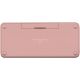 LOGITECH K380s Bluetooth Pebble Keys 2 US roze tastatura - EP2902954