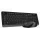 A4 TECH Set bežična tastatura i miš FG1010 Fstyler Wireless Combo USB YU, siva - TAS01337
