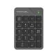A4 TECH Bežična numerička tastatura FGK21C FSTYLER 2.4G, siva - TAS01340