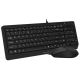 A4 TECH Set žičana tastatura i miš F1512S FSTYLER - TAS01350