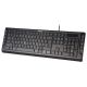 A4 TECH  Žična tastatura KD-600 X-Slim US, crna - TAS01353