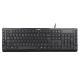 A4 TECH  Žična tastatura KD-600 X-Slim US, crna - TAS01353