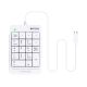 A4 TECH Numerička USB tastatura FSTYLER FK13P, bela - TAS01442