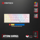 Tastatura mehanička Gaming Fantech MK311 RGB Atom AIR 61 bela (red switch) - 222339