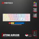 Tastatura mehanička Gaming Fantech MK314 RGB Atom AIR 108 bela (red switch) - 222634