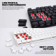 Tastatura mehanička Gaming Fantech MK314 RGB Atom AIR 108 bela (red switch) - 222634