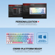 Tastatura mehanička Gaming Fantech MK612 Atom x83 AME bela (rosie switch) - G223711