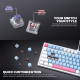 Tastatura mehanička Gaming Fantech MK612 Atom x83 AME plava (rosie switch) - G223713