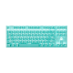 Tastatura mehanička Gaming Fantech MK856 RGB MaxFit 87 Mint Edition (blue switch) - G99924