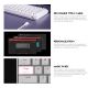 Tastatura mehanička Gaming Fantech MK857 RGB Maxfit61 FROST Space edition (Blue Switch) - G204521