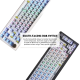 Tastatura mehanička Gaming Fantech MK858 RGB MaxFit67 space edition (white switch) - G99936