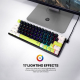 Tastatura mehanička Gaming Fantech MK874V2 RGB Atom 63 Mori bela (red switch) - G221861